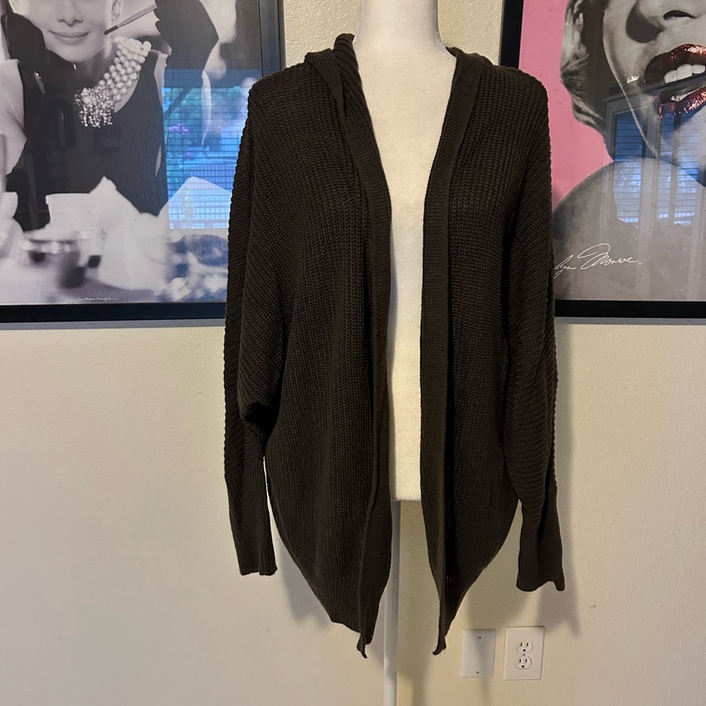 Cozy Dark Brown Women's Cardigan